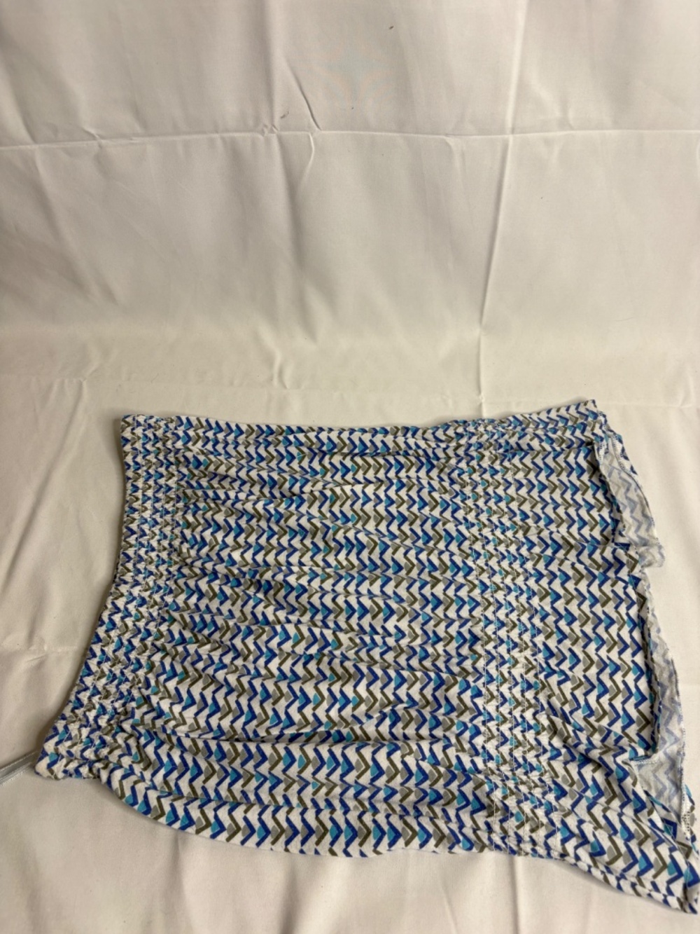 Vintage Gap Tube Top Womens Size XS Chevron Blue/White/Gray Y2K 90s - Picture 2 of 5